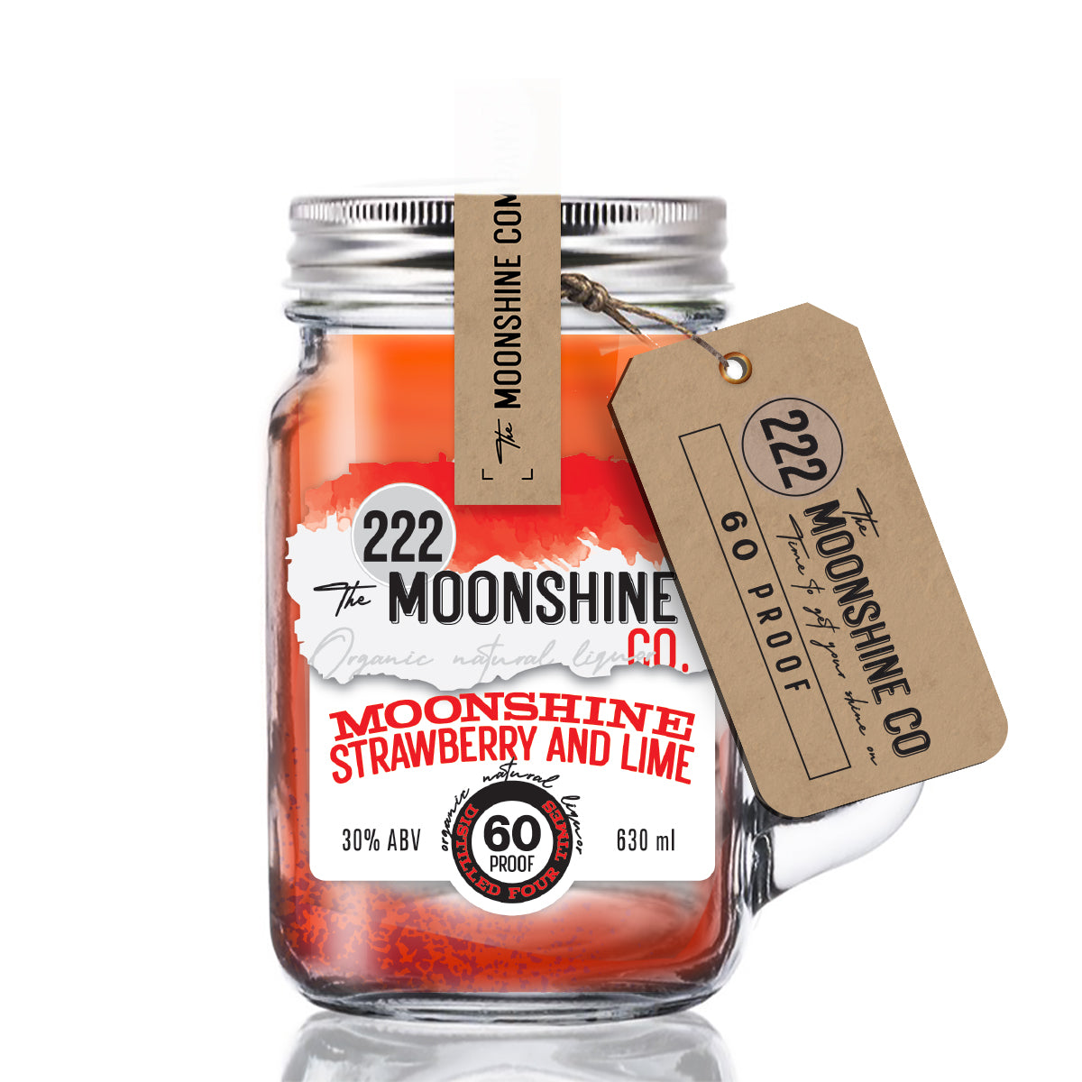 Strawberry & Lime Moonshine- 630ml